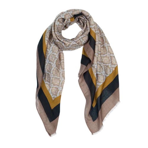 bohemian-print-metallic-scarf-beige