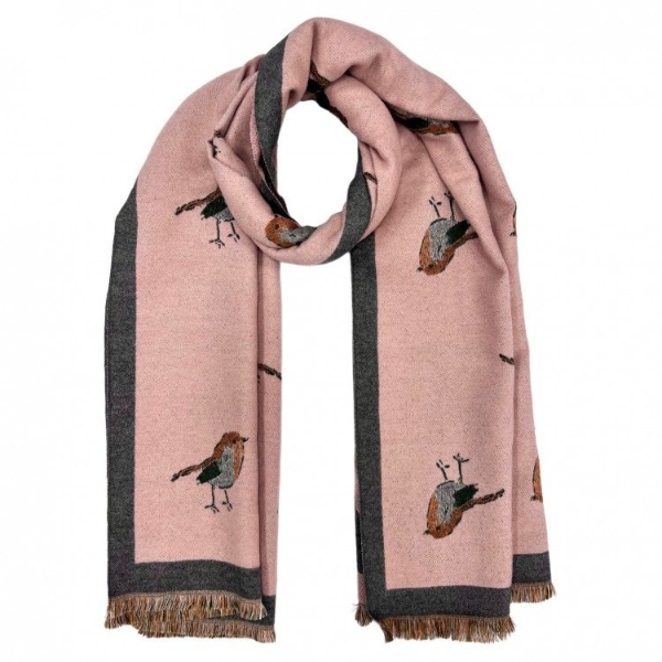 cashmere-mix-2tone-robin-print-reversible-scarf-baby-pink