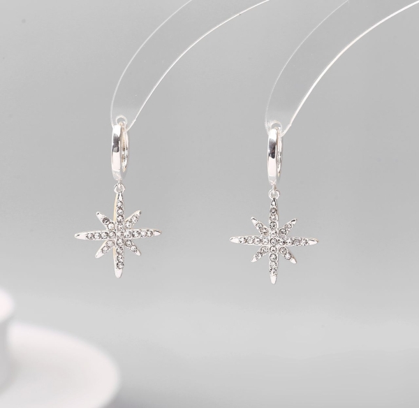 diamante-star-hoop-earrings-silver