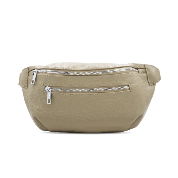 italian-leather-2pocket-slingcrossbody-bag-with-purse-silver-finish-light-taupe