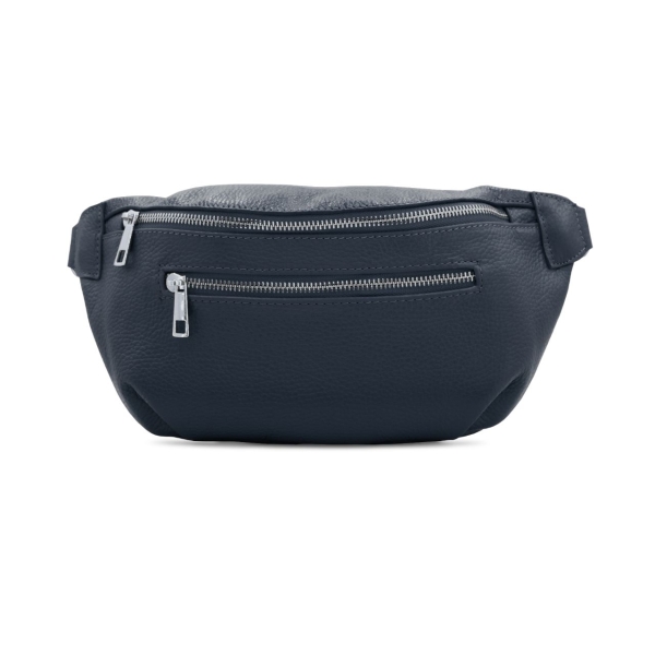 italian-leather-2pocket-slingcrossbody-bag-with-purse-silver-finish-navy