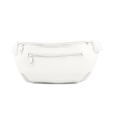 italian-leather-2pocket-slingcrossbody-bag-with-purse-silver-finish-white