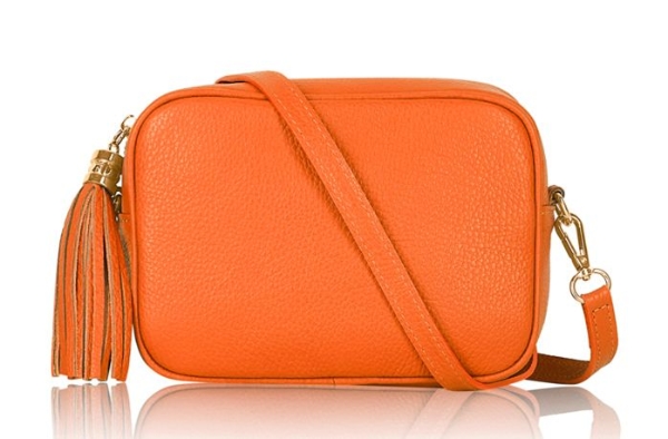 italian-leather-camera-crossbody-bag-with-tassel-gold-finish-tangerine