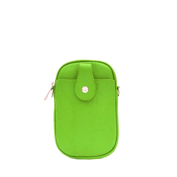 italian-leather-front-pocket-phone-pouchcrossbody-bag-lime-green