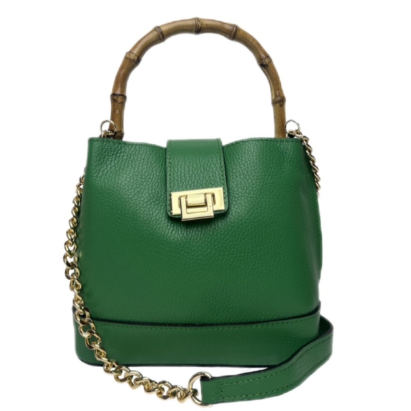 italian-leather-grab-bag-with-bamboo-handle-green