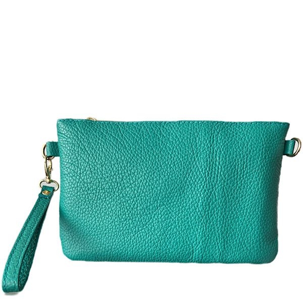 italian-leather-oblong-clutch-turquoise