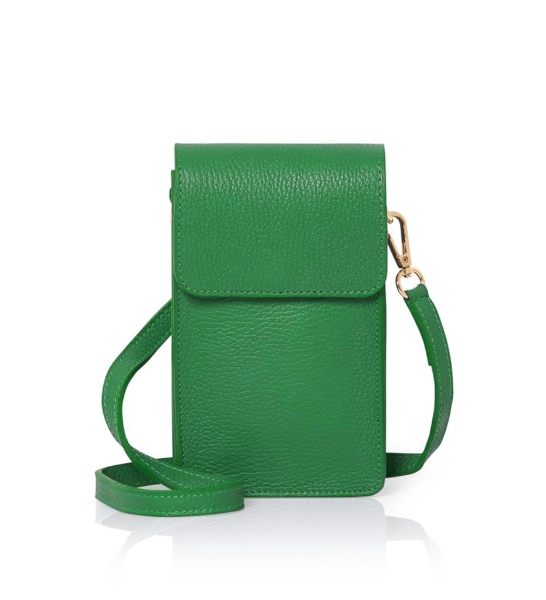 italian-leather-phone-pouchcrossbody-green