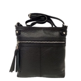 italian-leather-square-front-tassel-zip-cross-body-bag-black