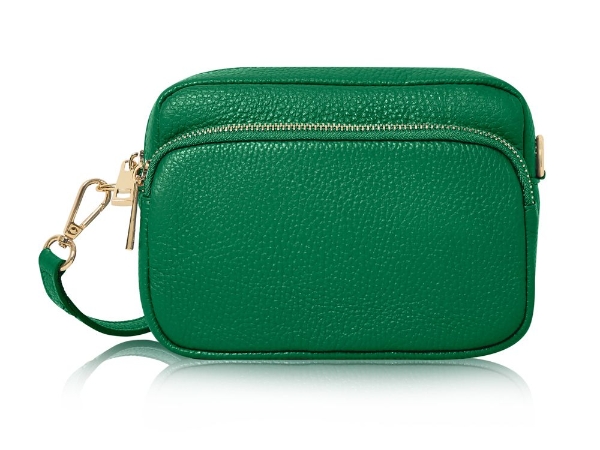 italian-leather-tiered-2pocket-crossbody-bag-green