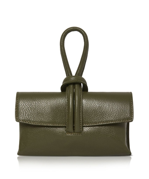 italian-leather-top-grab-handle-clutchcrossbody-bag-olive-green