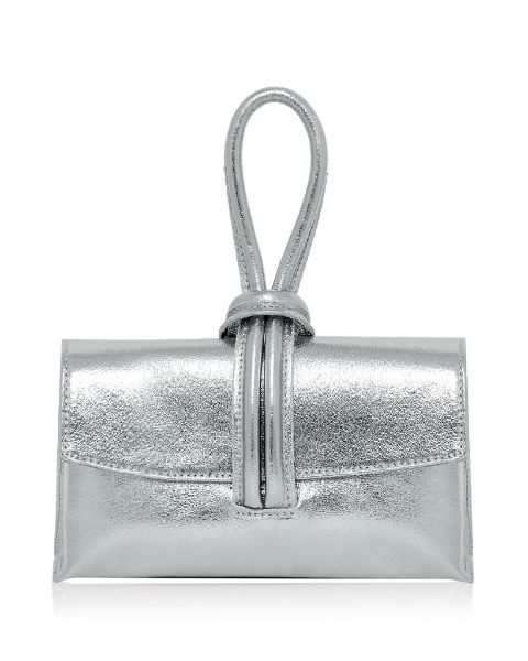 italian-leather-top-grab-handle-clutchcrossbody-bag-silver