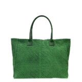 italian-leather-weaved-zipped-toteshoulder-bag-green