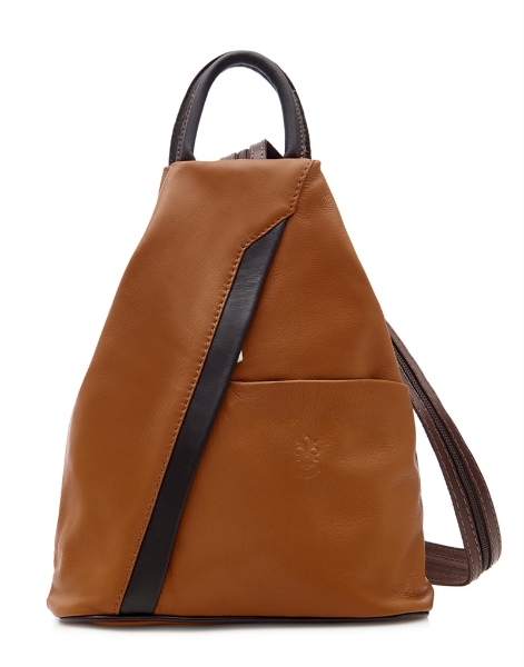 italian-smooth-leather-pyramid-zipped-backpack-light-tan-dark-tan