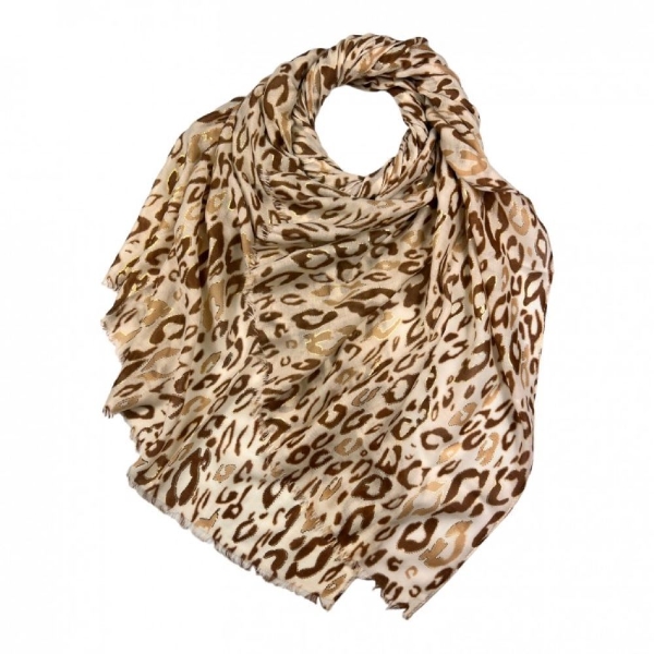 leopard-print-scarf-with-metallic-detail-beige