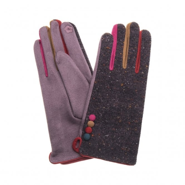 speckled-gloves-with-coloured-fingers-button-detail-purple