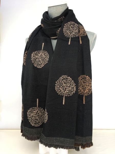 twotone-embroidered-tree-of-life-scarf-black