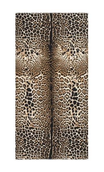 black-brown-leopard-print-scarf