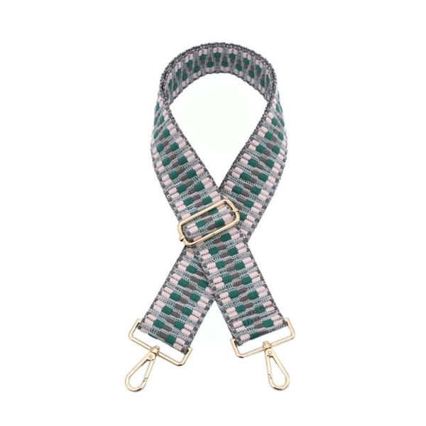 canvas-green-pink-zigzag-detail-bag-strap-gold-finish