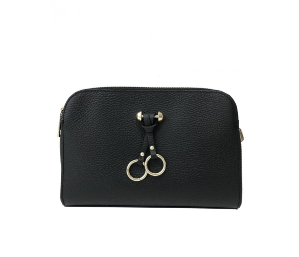 italian-leather-3pocket-double-ring-detail-crossbody-bag-black