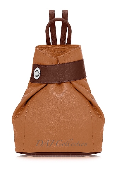 italian-leather-backpack-with-silver-knob-light-tan-dark-tan