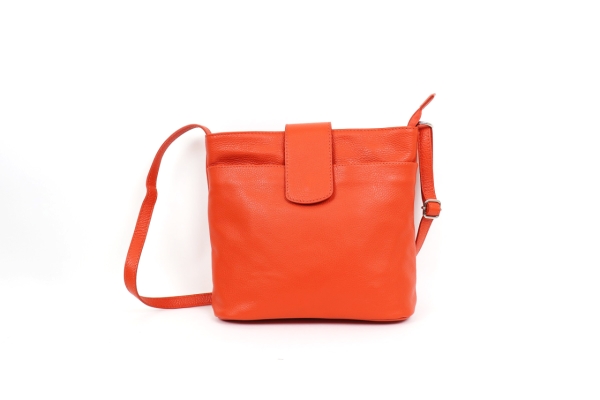 italian-leather-square-front-flap-shoulder-bag-orange