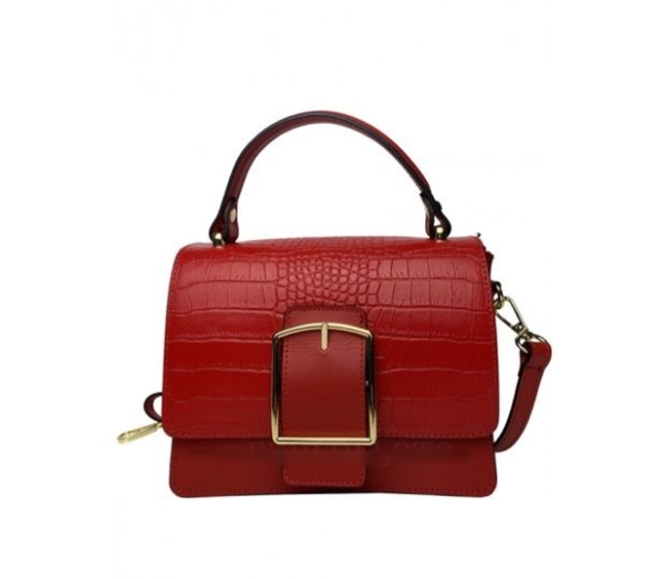 italian-leather-twotone-croceffect-buckle-grab-bag-red