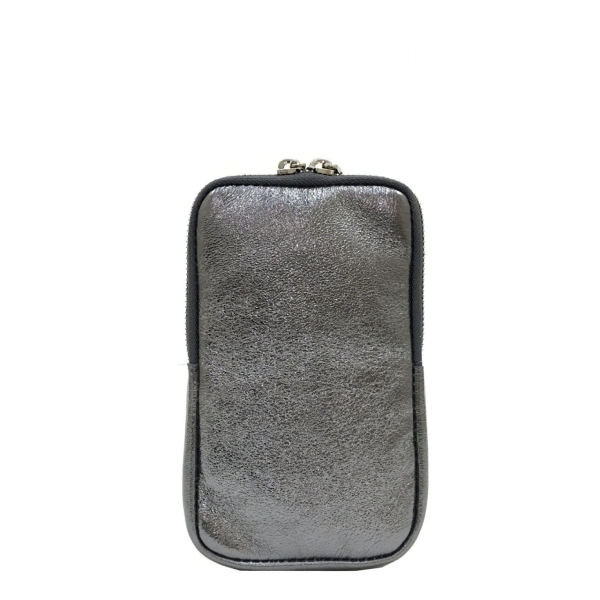 italian-plain-leather-phone-pouch-cross-body-bag-pewter