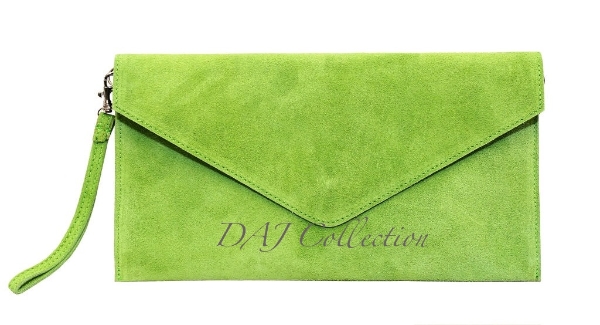 italian-suede-envelope-clutch-lime-green