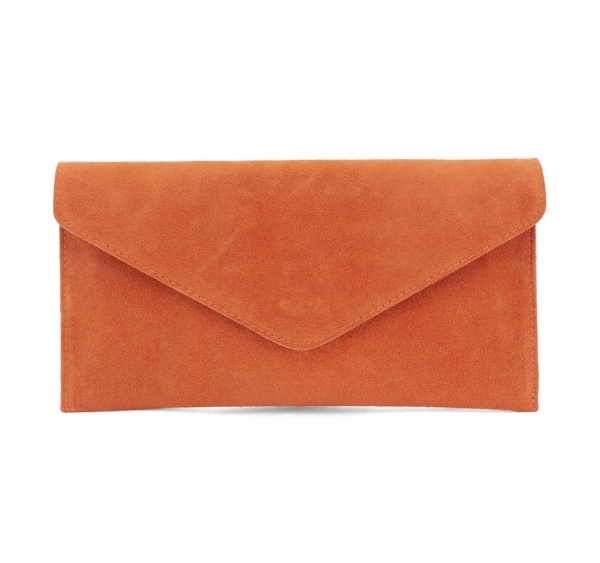 italian-suede-envelope-clutch-orange