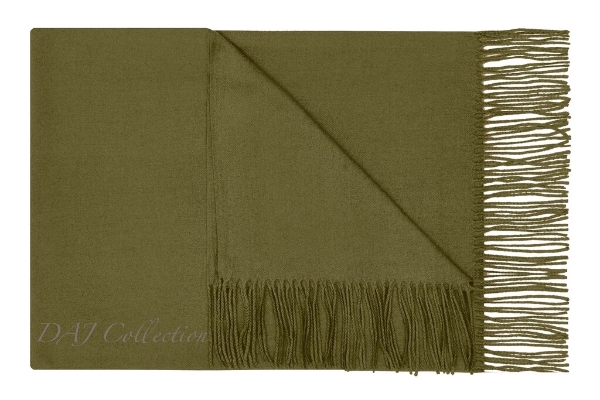 plain-wool-blend-scarf-olive-green