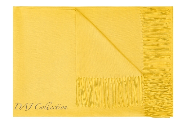 plain-wool-blend-scarf-yellow
